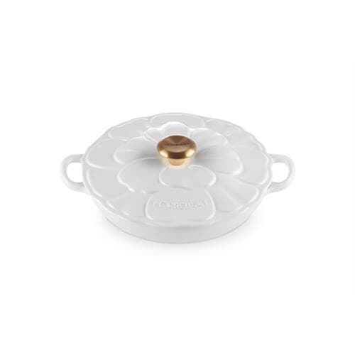 Le Creuset Caçarola Pétala Ferro Fundido 26 cm Branco