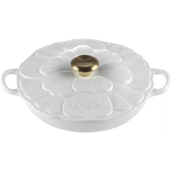 Le Creuset Caçarola Pétala Ferro Fundido 26 cm Branco
