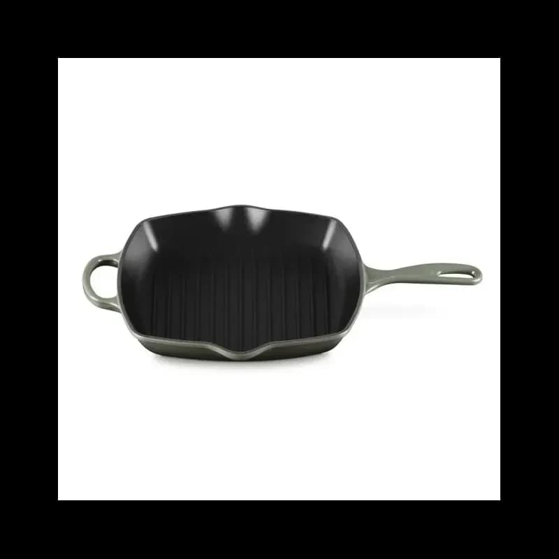 Le Creuset Frigideira Skillet Signature Grill Quadrada 26cm Thyme 20183261730422