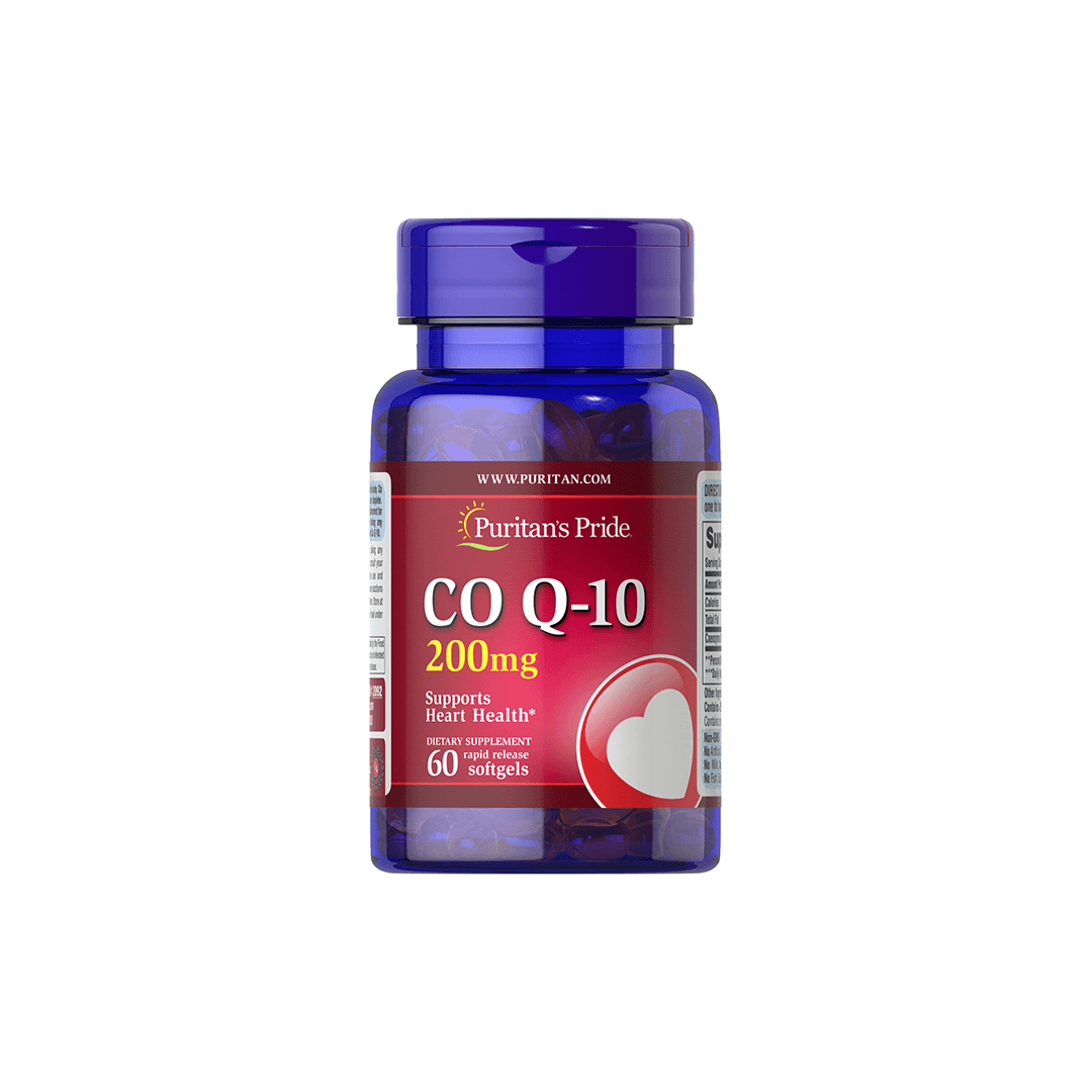 Q-SORB™ Coenzyme Co Q-10 200 mg 60 Rapid Release Softgels