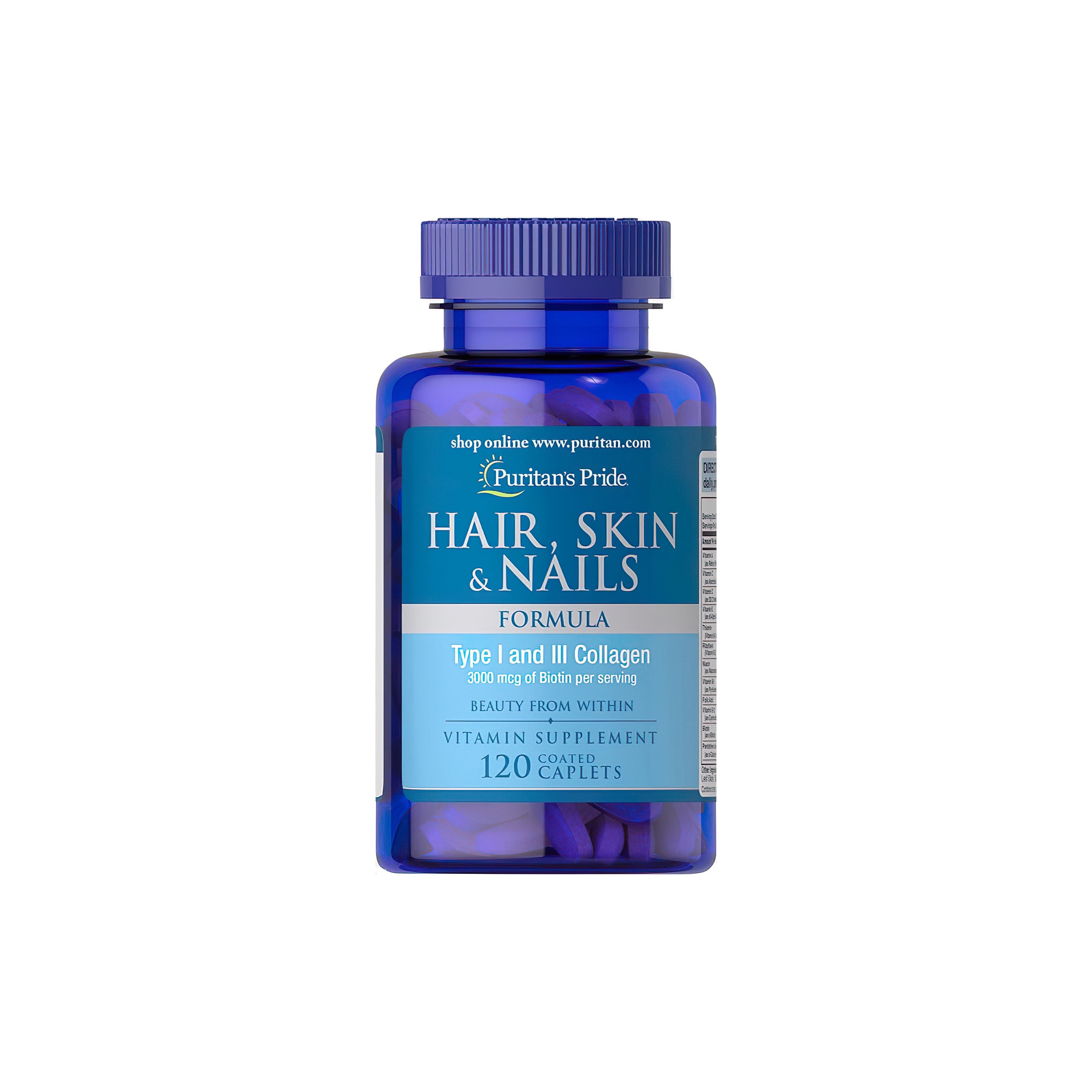Hair, Skin & Nails Formula 120 Coated Caplets