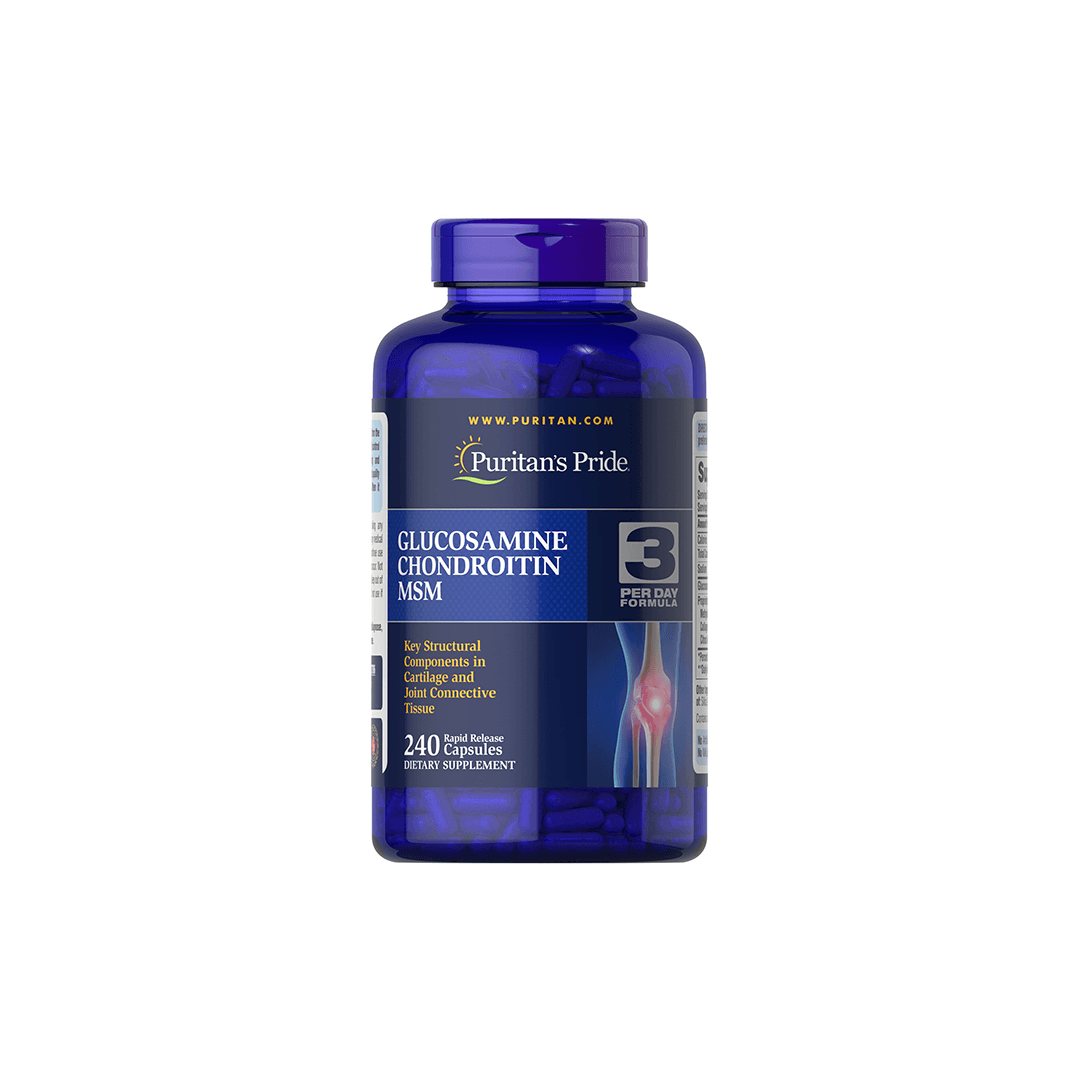 Glucosamine Chondroitin MSM (3 Per Day Formula) 240 Capsules