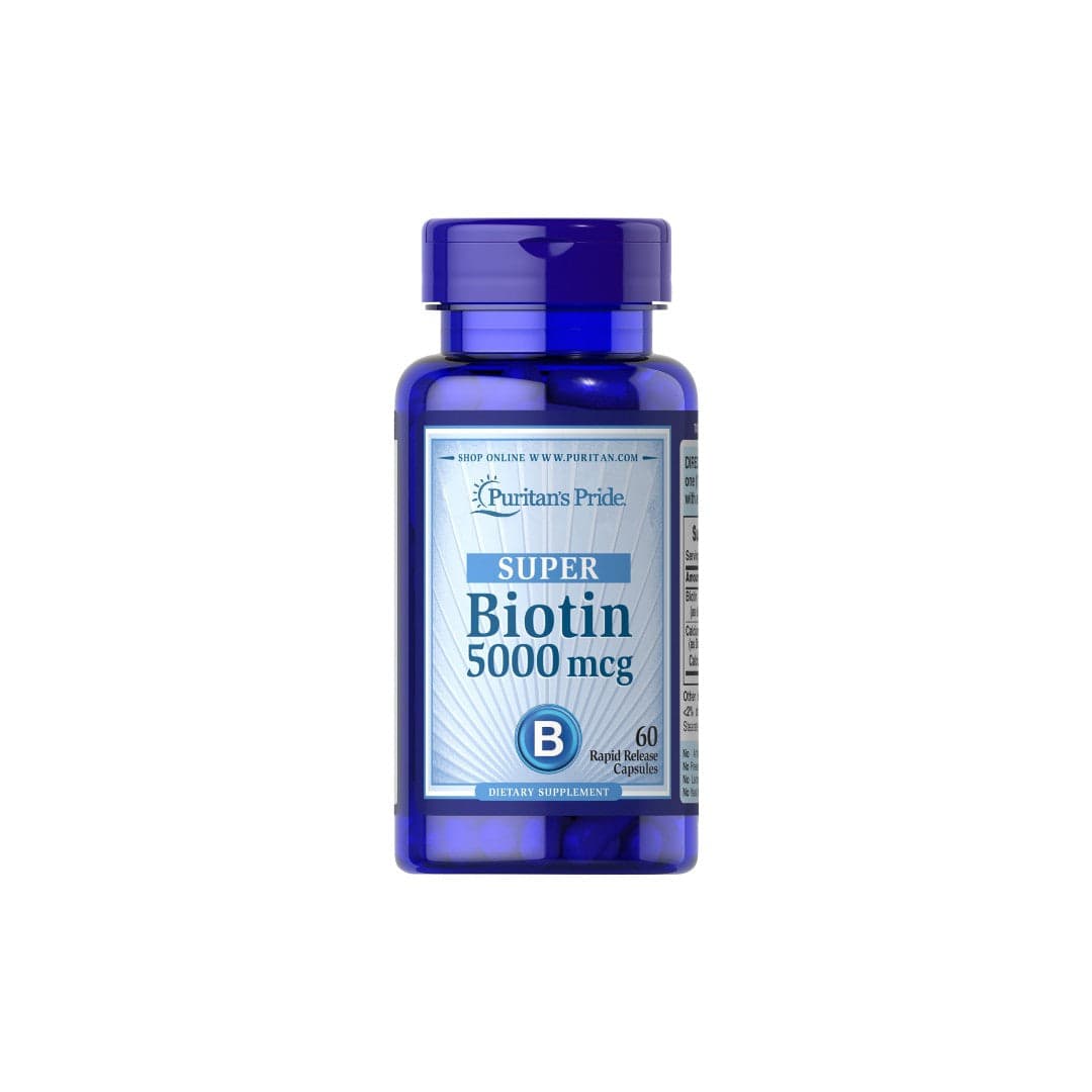 Biotin 5000 mcg 60 Capsules