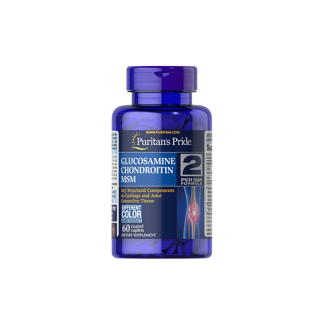 Glucosamine Chondroitin MSM (2 Per Day Formula) 60 Coated Caplets