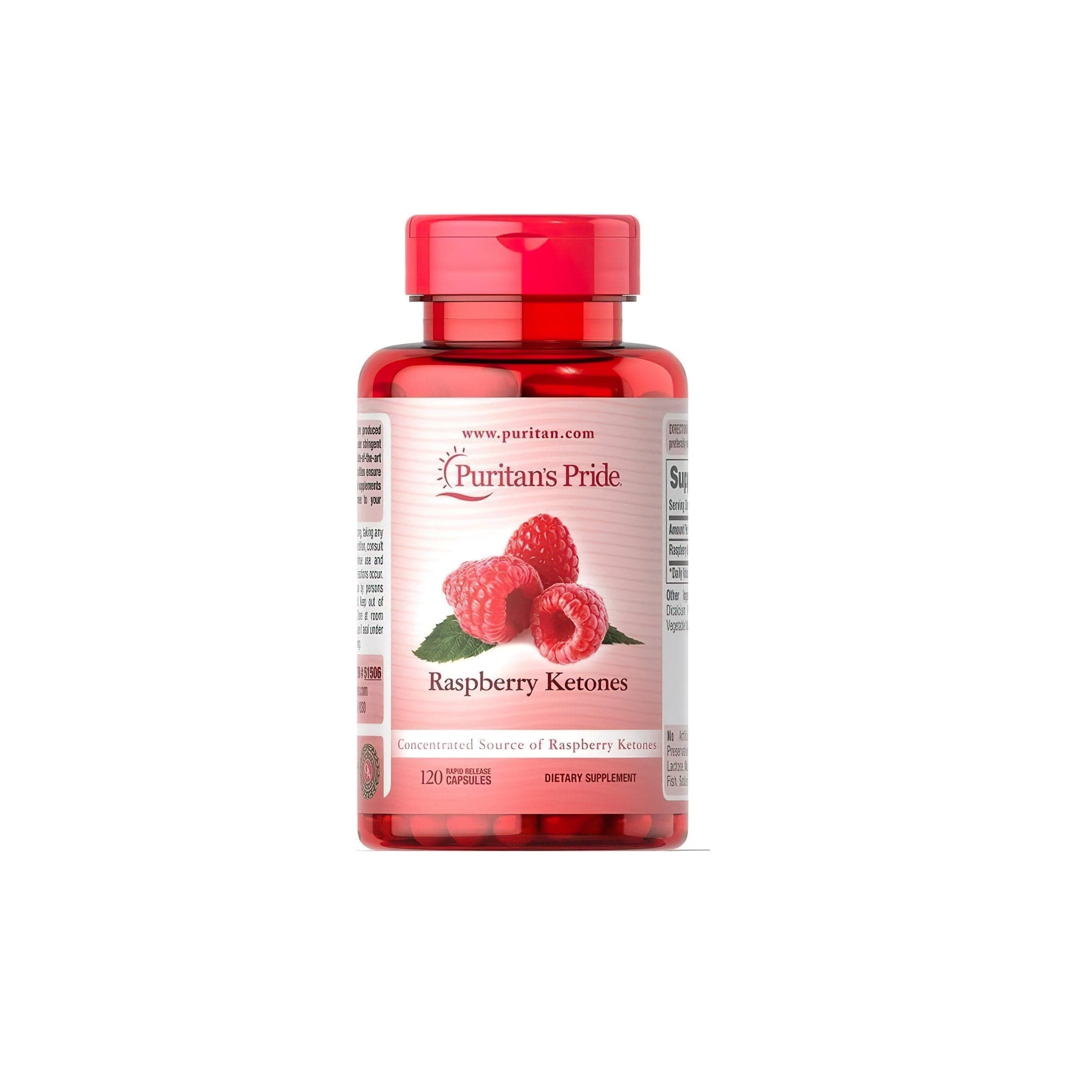Raspberry Ketones 100 mg 120 Rapid Realase capsules