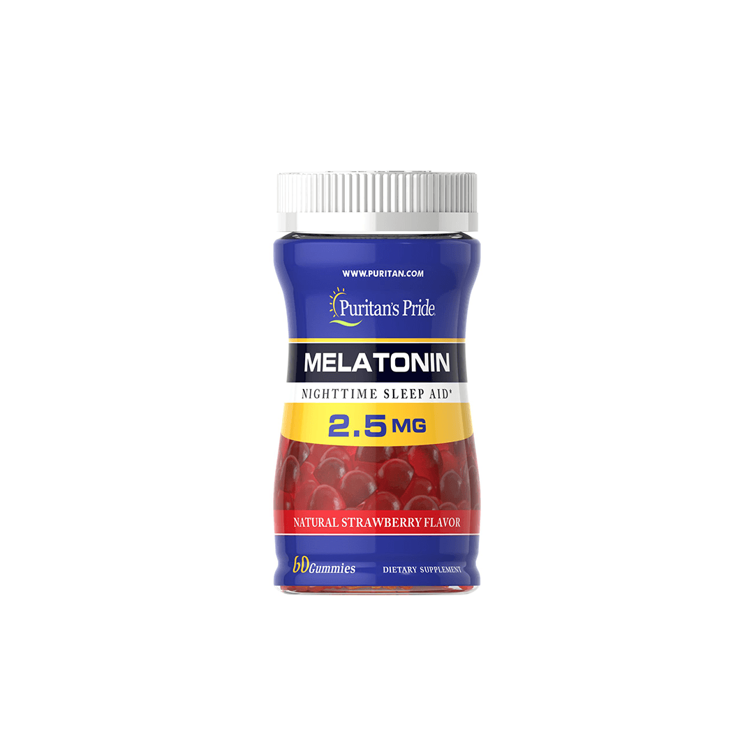 Melatonin 2,5 mg 60 Gummies Strawberry Flavor