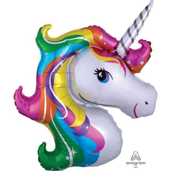 Amscan Balão Foil Anagram SuperShape Rainbow Unicorn - 46594BL