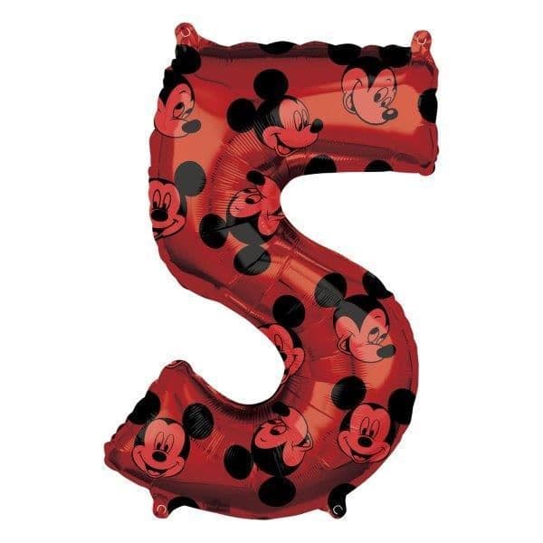 Amscan Balão Foil 26" Nº 5 Mickey - 044013501