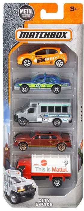 Mattel Matchbox Veiculo Pack 5 Veiculos - C1817