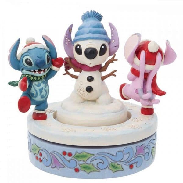 Enesco Natal: Disney - Stitch e Angel 15cm - 6013061