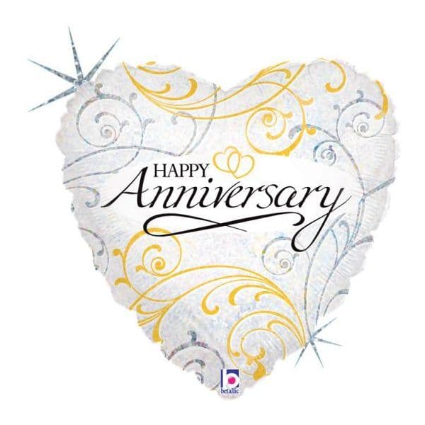 Grabo Balão Foil 18" Happy Anniversary - 460086764