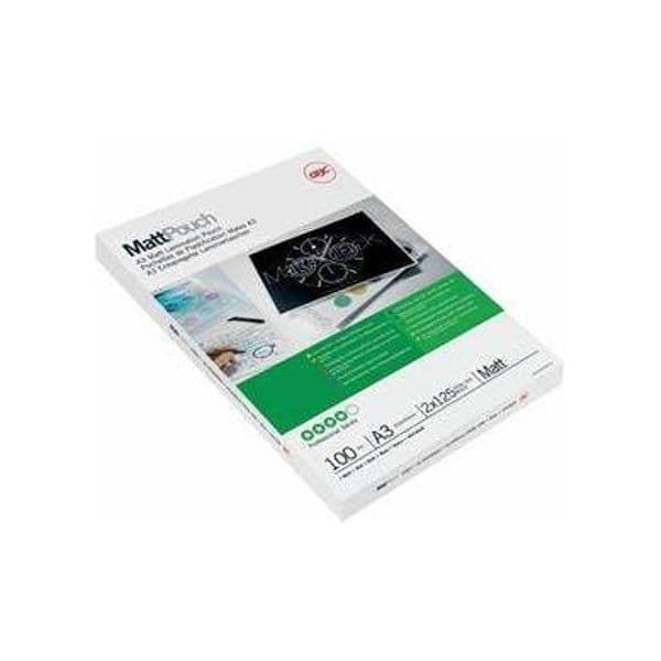 Gbc Bolsas de Encadernação Mate 2x125mic (100 Un A3)