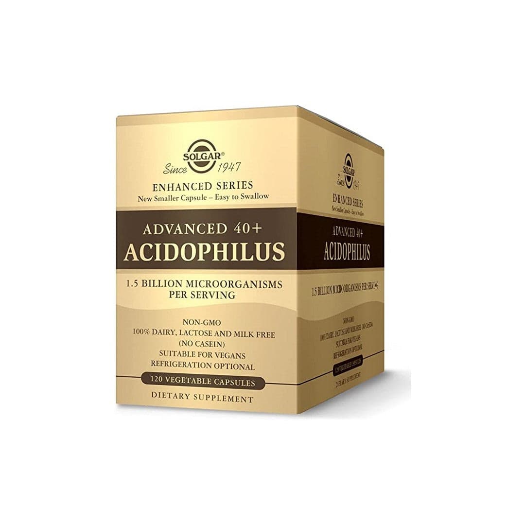 Solgar Advanced 40+ Acidophilus 120 Cápsulas