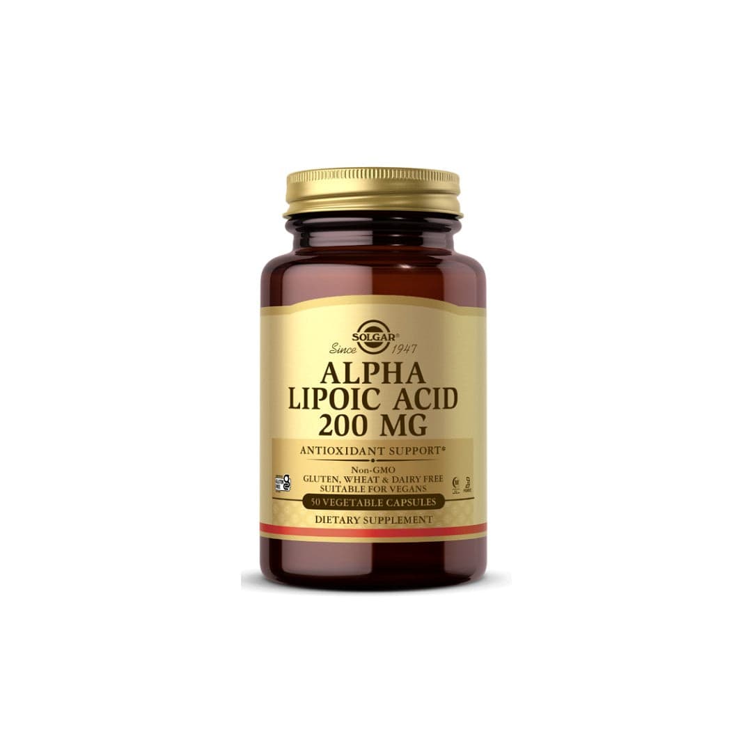 Solgar Alpha Lipoic Acid 200mg 50 Cápsulas