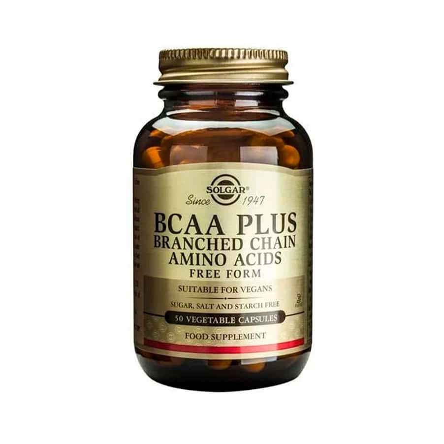 Solgar BCAA Plus Free Form 50 Cápsulas