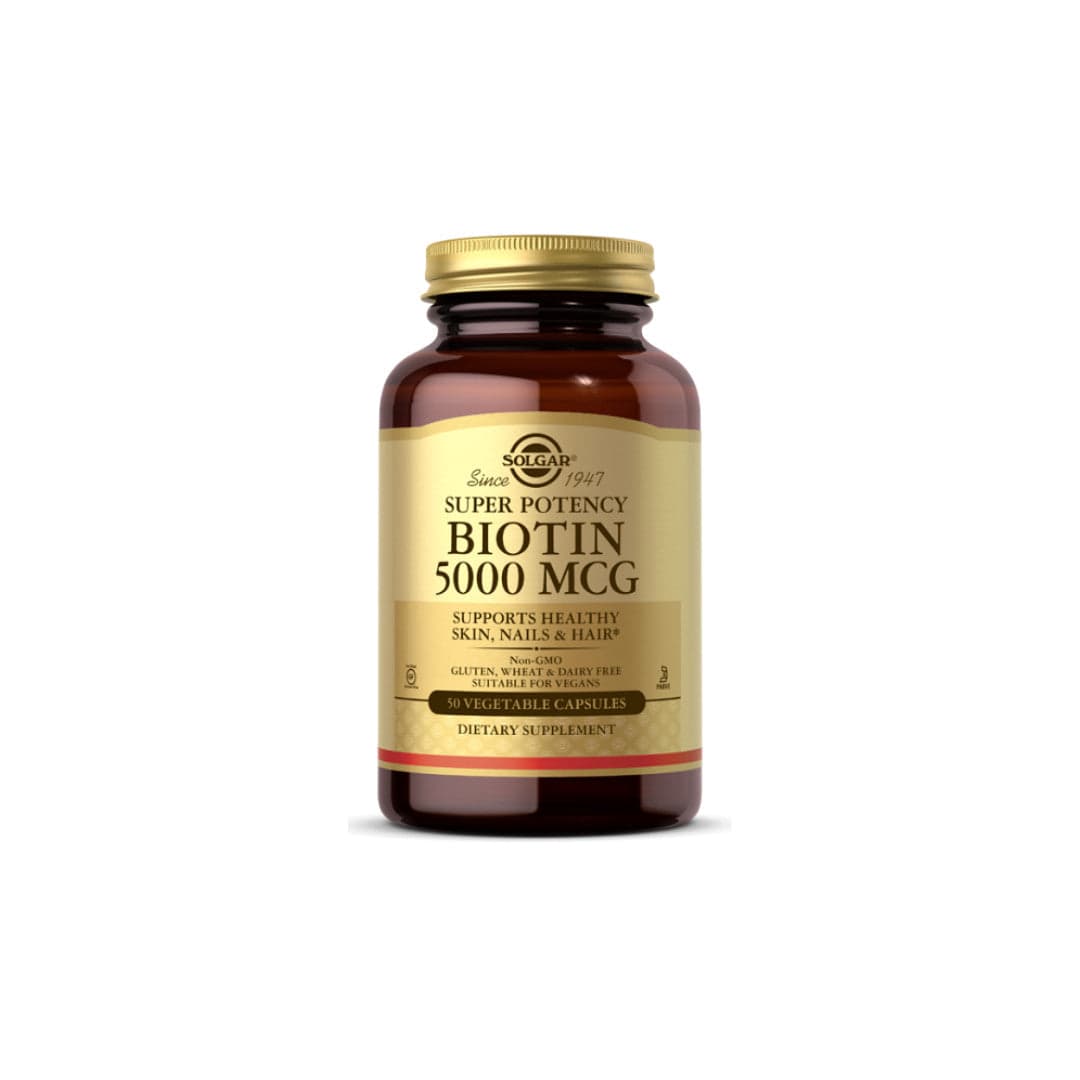 Biotin 5000 mcg Super Potency 50 V Caps