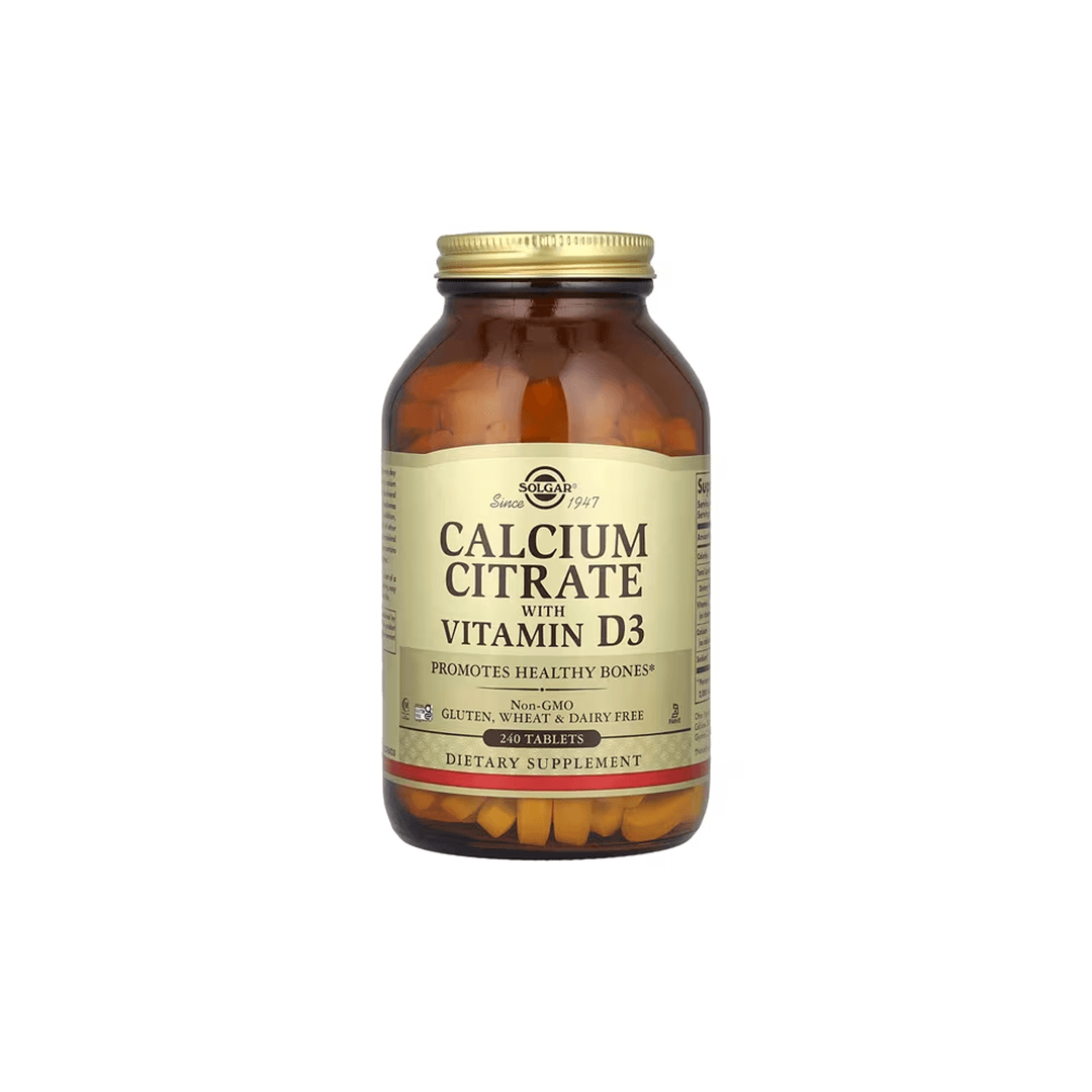 Solgar Calcium Citrate with Vitamin D 240 Comprimidos