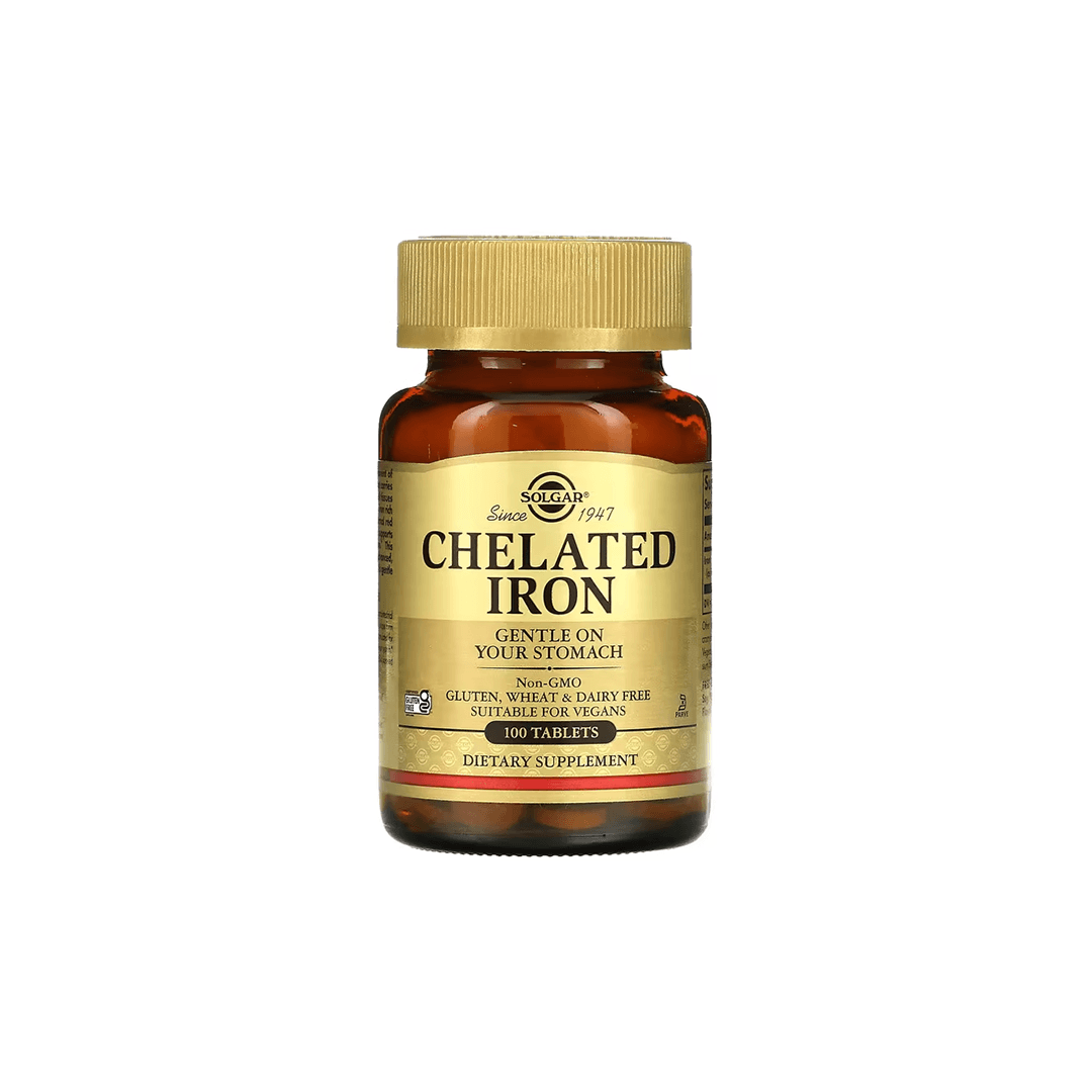Chelated Iron 25 mg 100 Tablets