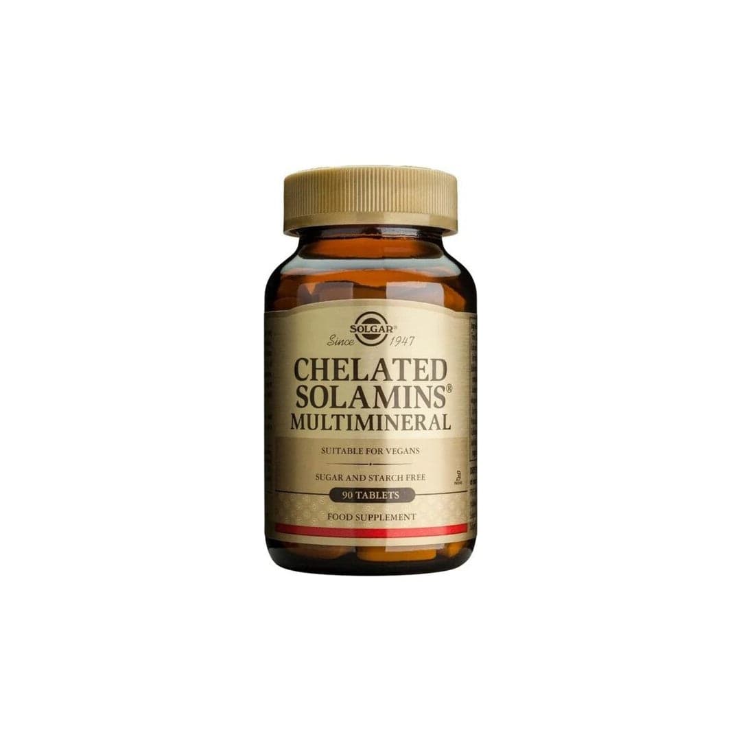Chelated Solamins Multimineral 90 Tablets