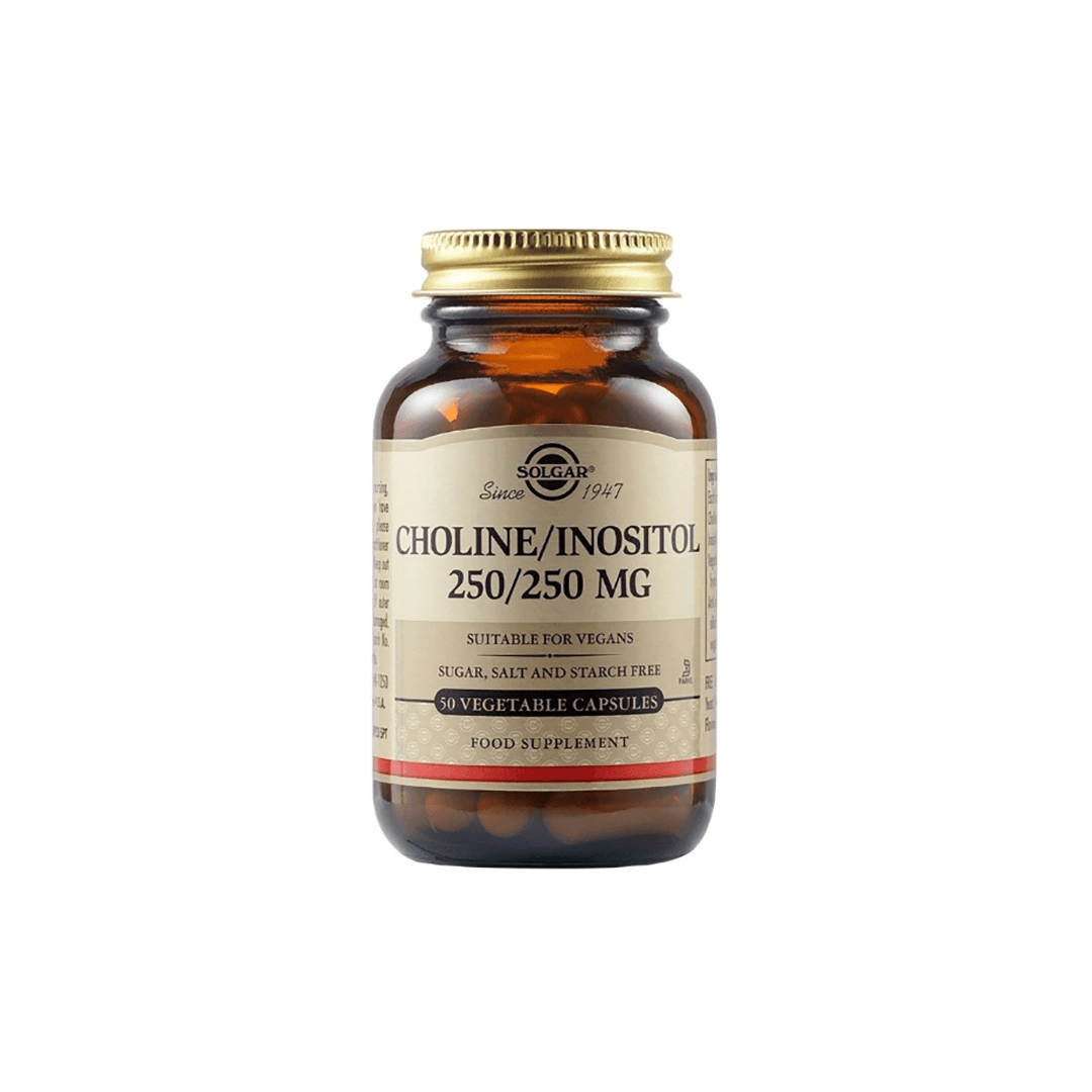 Solgar Choline/Inositol 250/250 - 50 Cápsulas