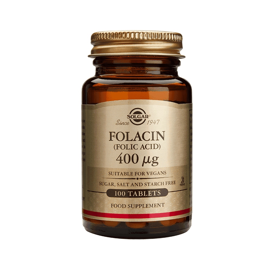 Solgar Folic Acid 400mcg 100 Comprimidos