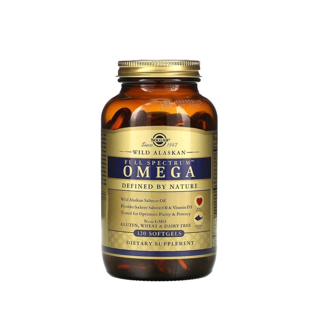 Solgar Full Spectrum Omega Wild Alaskan 120 Cápsulas