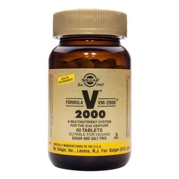 Solgar VM-2000 Multinutrientes Formula 60 Comprimidos
