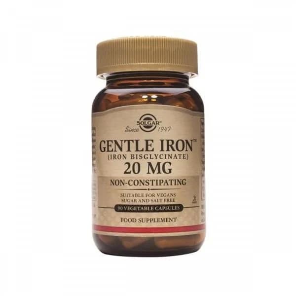 Solgar Gentle Iron 20mg 90 Cápsulas