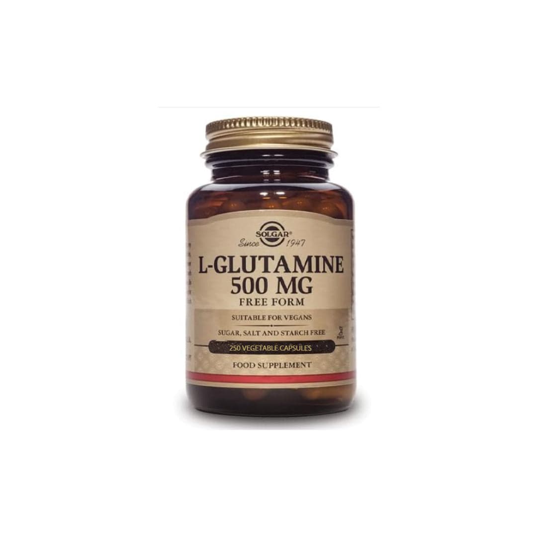 L-Glutamine 500 mg 250 Vegetable Capsules