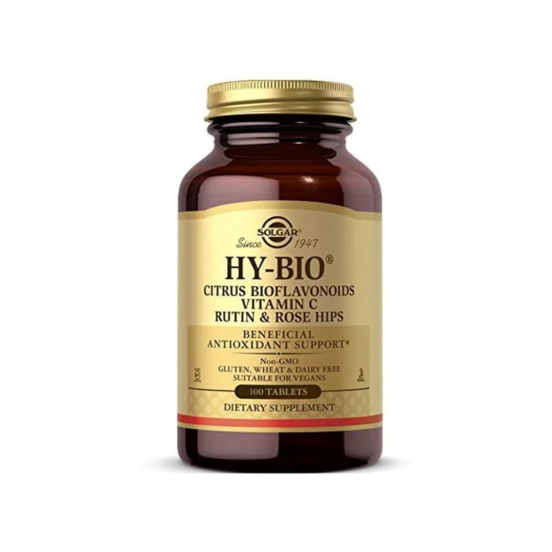 Hy-Bio 100 tablets (500 mg vitamin C with 500 mg bioflavonoids)
