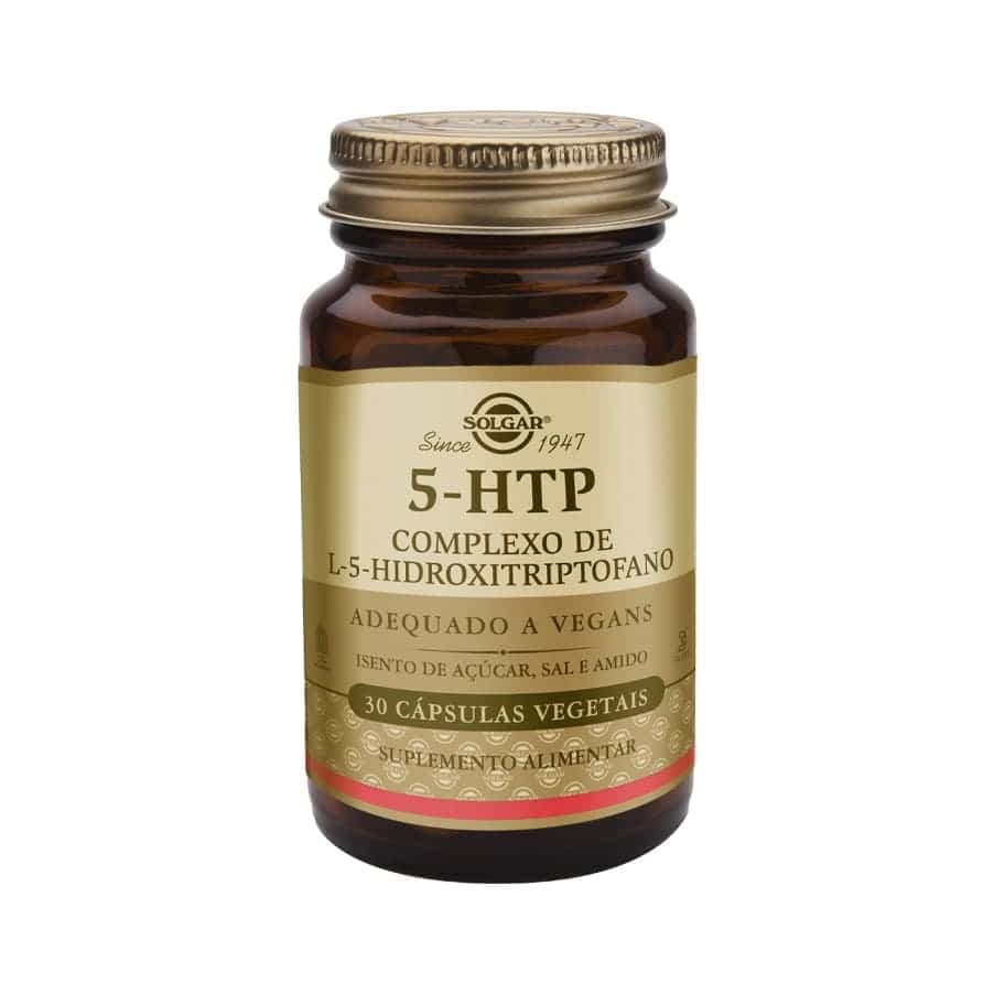 5-HTP 100 mg 30 Cápsulas Solgar30 cápsulas vegetais