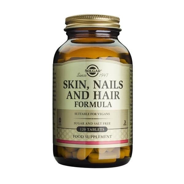 Solgar Skin Hair Nails – 120 comprimidos