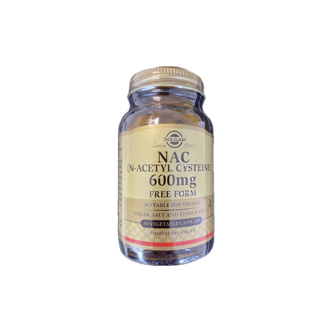 NAC (N-Acetyl-L-Cysteine) 600 mg 60 Vegetable Capsules