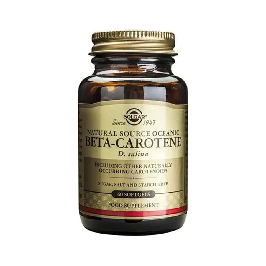 Solgar Beta Carotene 7mg 60 Cápsulas