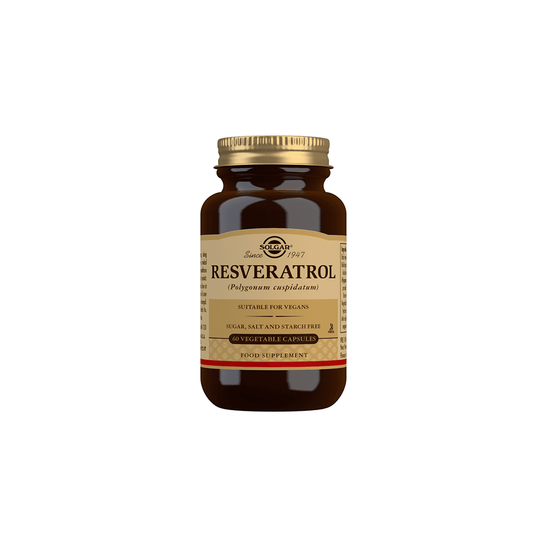 Solgar Resveratrol 100mg 60 Cápsulas