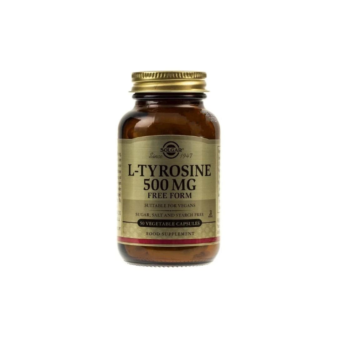 Solgar L-Tirosina 500mg 50 Cápsulas