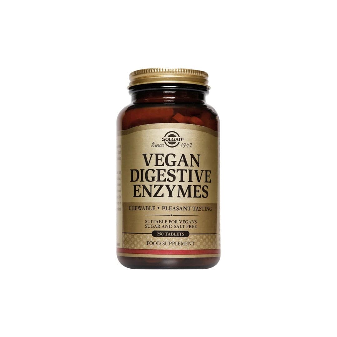 Solgar Vegan Digestive Enzymes 250 Comprimidos mastigáveis