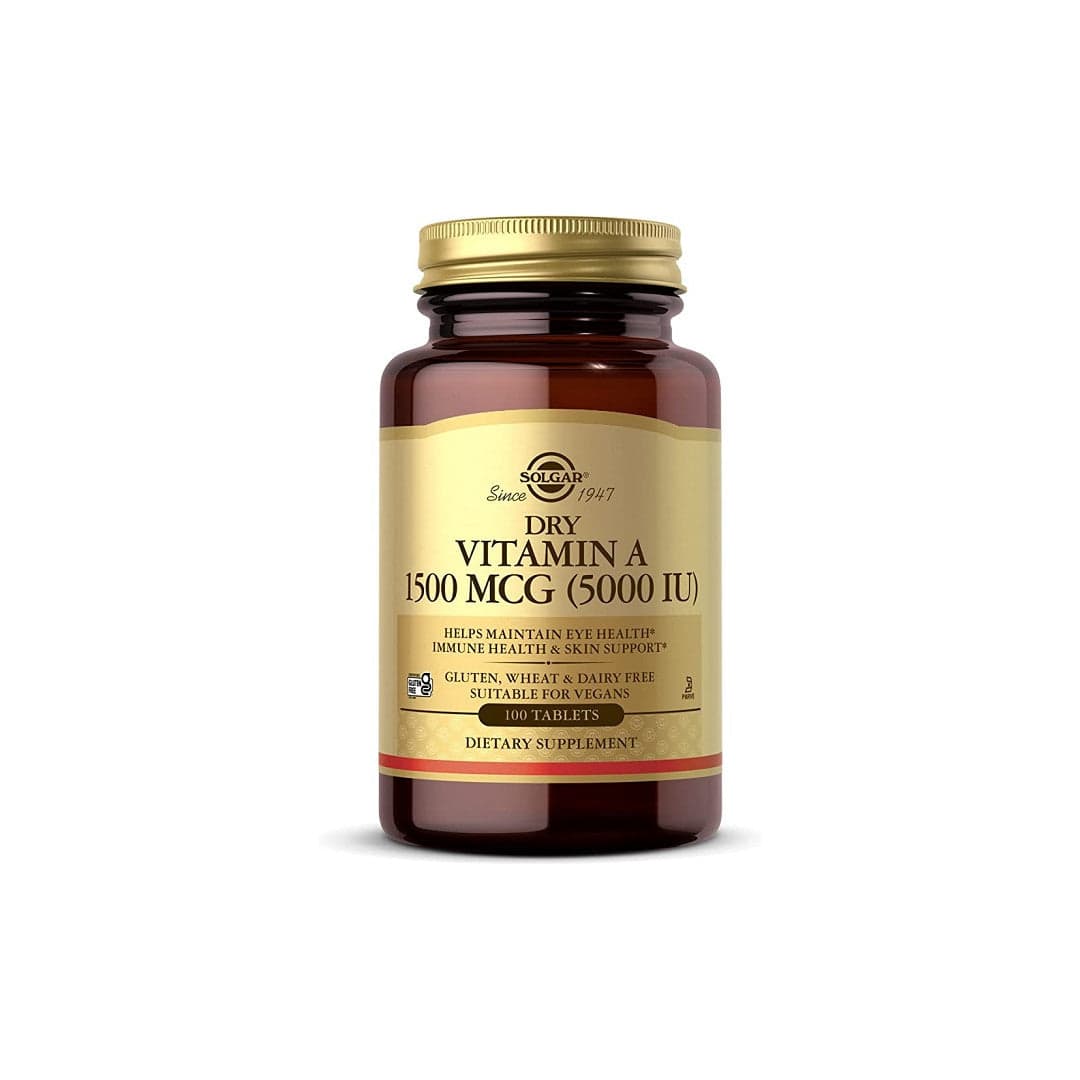 Solgar Vitamin A 1502ug 5000iu 100 Comprimidos