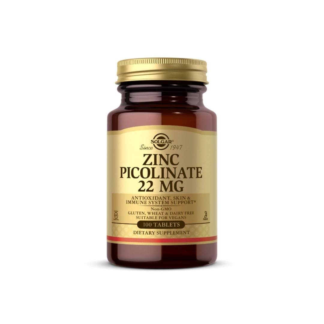 Solgar Zinc Picolinate 22mg 100 Capsulas