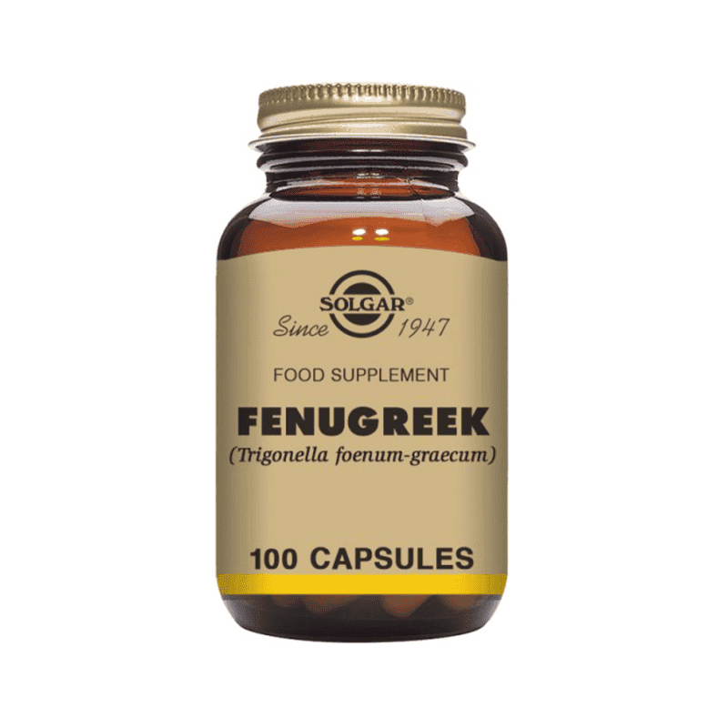 Fenu Greek 520mg 100 Cápsulas Solgar
