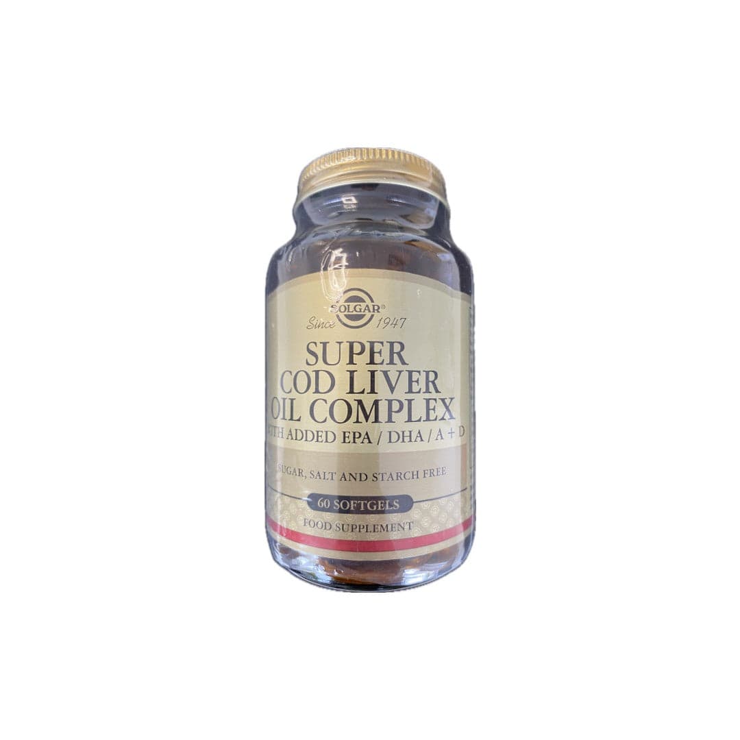 Solgar Super Cod Liver Óleo Complex 60 Cápsulas