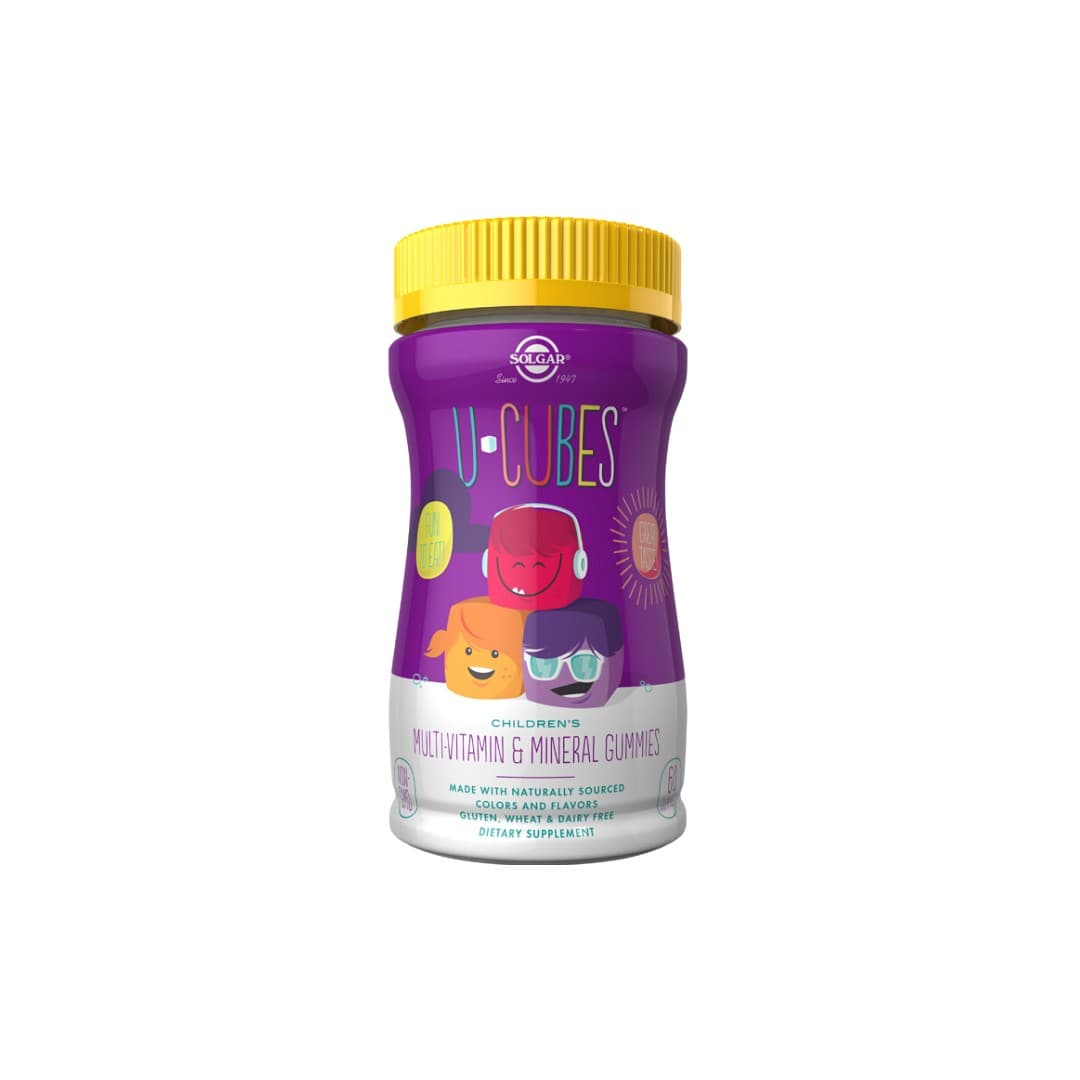 U-Cubes Childrens Multi-Vitamin and Mineral 60 Gummies