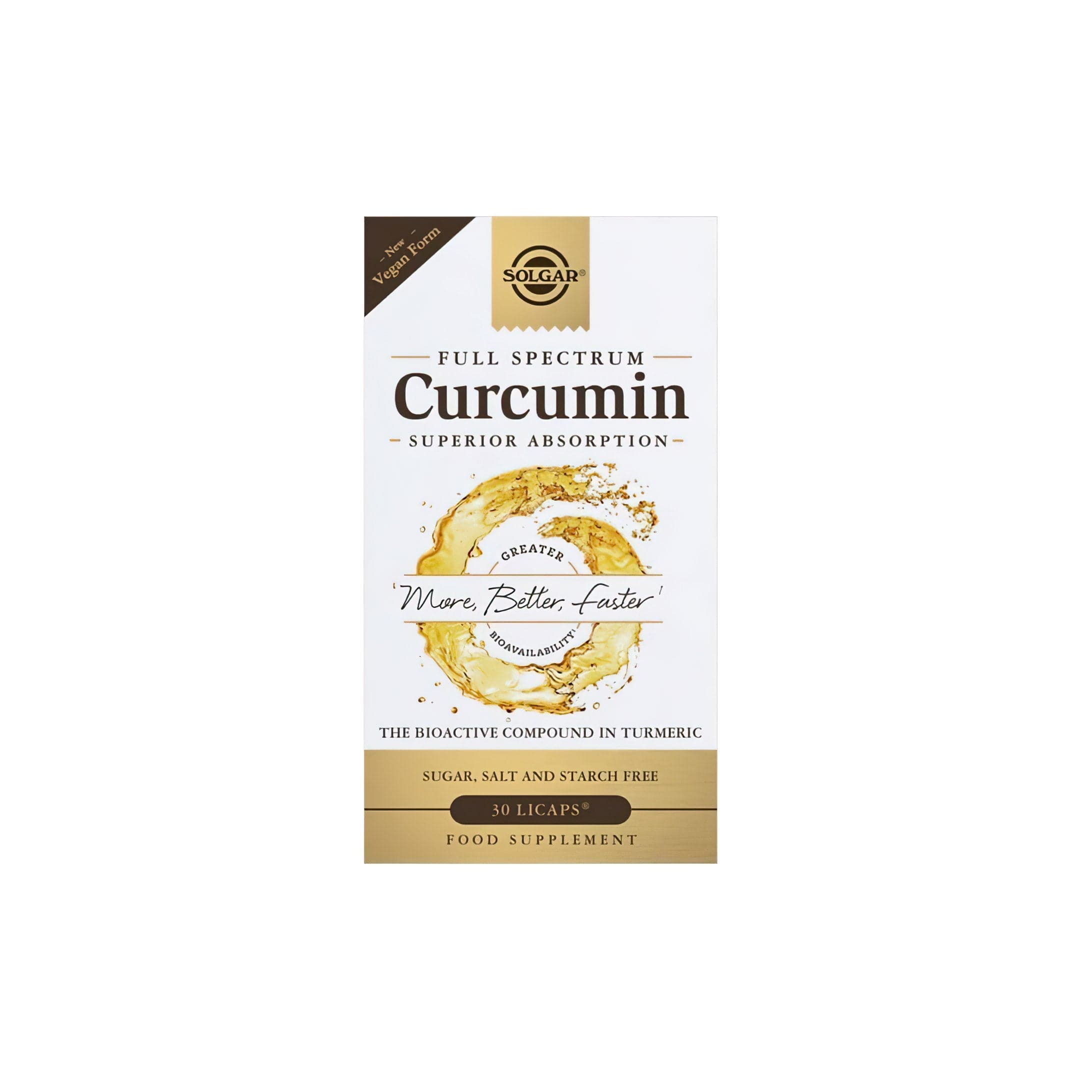 Solgar Full Spectrum Curcumin 30 Cápsulas