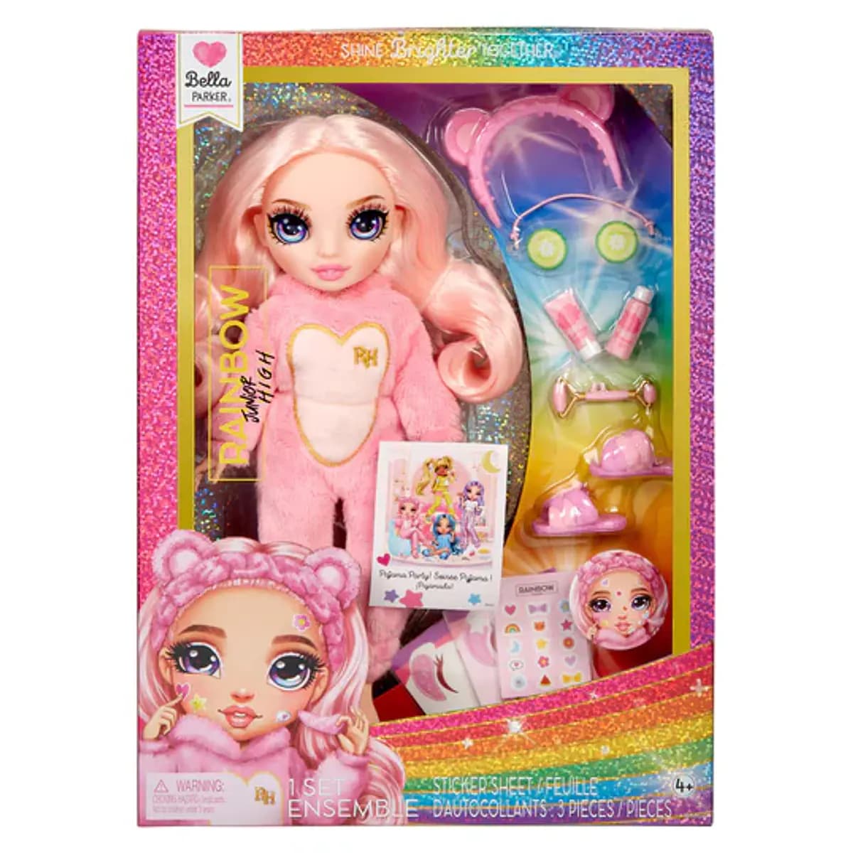 Rainbow High Junior Pj Party Fashion Bella Rosa