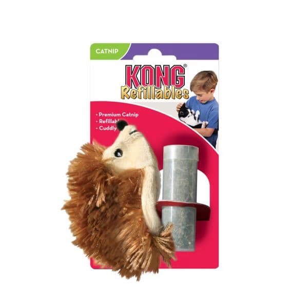 Kong Brinquedo Gato Refillable Catnip Ouriço