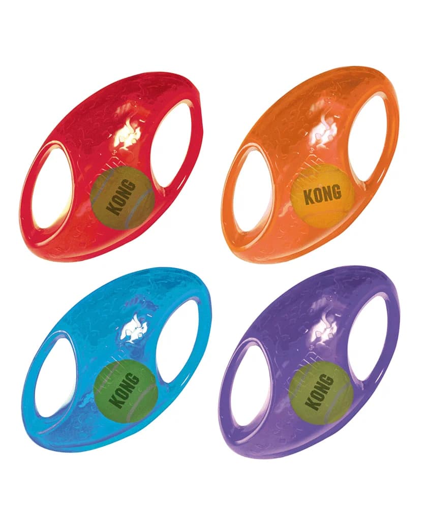 Kong Jumbler Football Bola Cão 2 em 1 M