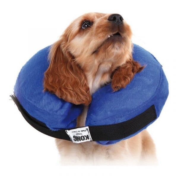 KVP Colar de Recuperação Kong Cloud Azul Insuflável (25-33 cm)