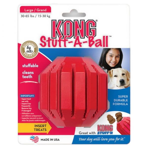 Kong Brinquedo Cão Stuff A Ball L Red