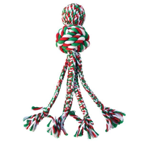 Kong Brinquedo Cão de Corda Natalício Wubba Weaves Large