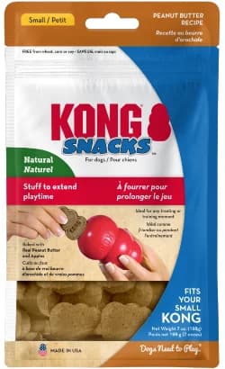 Biscoitos para cão Kong Dog Snack Peanut Butter